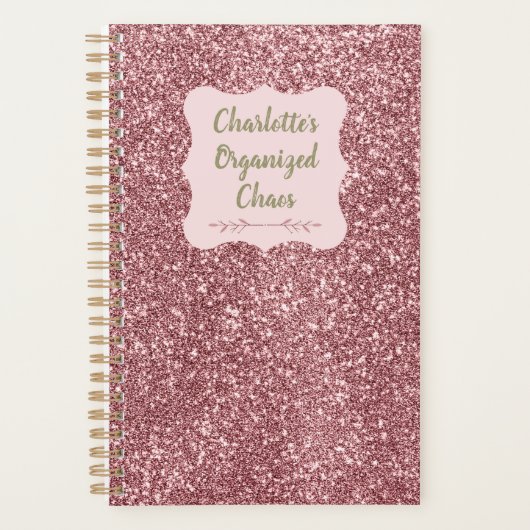 私の組織的なカオスパーソナライズされた プランナー手帳 (正面)