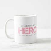 私の結婚したヒーロー – Airman's Wife コーヒーマグカップ (左)