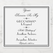 私の結婚グロムスマンの提案にモダンなる ビールラベル (シングルラベル)