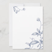 私の結婚前のお祝いで青いもの 招待状 (裏面)