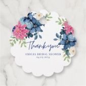 私の結婚前のお祝いの席で青いものを… ブライダルシャワーの贈り物 フェイバータグ (裏面)