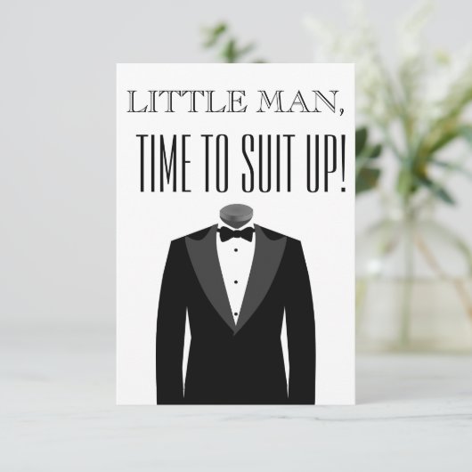 私の結婚式で指輪を運んで来る人の提案の招待状です 招待状 (スタンド正面)