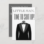 私の結婚式で指輪を運んで来る人の提案の招待状です 招待状 (正面/裏面)