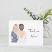 私の結婚式のデイカードにママありがとう 招待状 (スタンド正面)