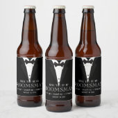 私の結婚式の仲人を頼みたいんだけど、やってくれる？ ビールラベル (ボトル)