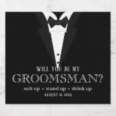 私の結婚式の仲人を頼みたいんだけど、やってくれる？ ビールラベル (シングルラベル)