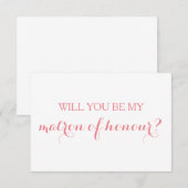 私の結婚式の名誉ある仲人になってくれますか カード 結婚式の仲間たち (正面/裏面)