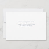 私の結婚式の日に低い私の母にフローラ 招待状 (裏面)