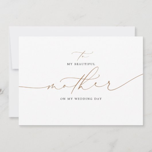 私の結婚式の日に母にエレガント (正面)