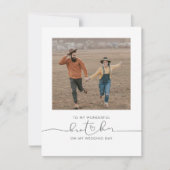 私の結婚式の日に私の兄に可愛い写真 (正面)