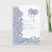 私の結婚式の日を特別にしてくれてありがとう サンキューカード (正面)