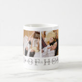 私の結婚式の花嫁の介添え人になってくれる？ - オーダーメイドのマグカップ コーヒーマグカップ (中央)