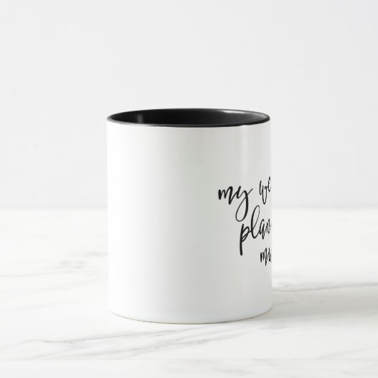 私の結婚式の計画のマグ マグカップ (中央)