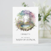 私の結婚式の証人になってくれませんか ラッキーな井戸 招待状 (スタンド正面)