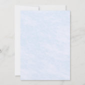 私の結婚式前にブルーの何か ブライダルシャワー サンキューカード (裏面)