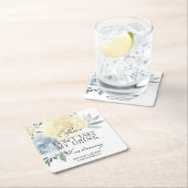 私の結婚飲み物を飲まないで踊り スクエアペーパーコースター (インサイチュ)