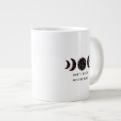 私の結晶をtouchしない大きなマグカップ ジャンボコーヒーマグカップ (正面右)