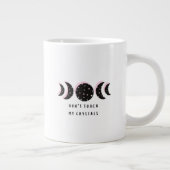 私の結晶をtouchしない大きなマグカップ ジャンボコーヒーマグカップ (右)