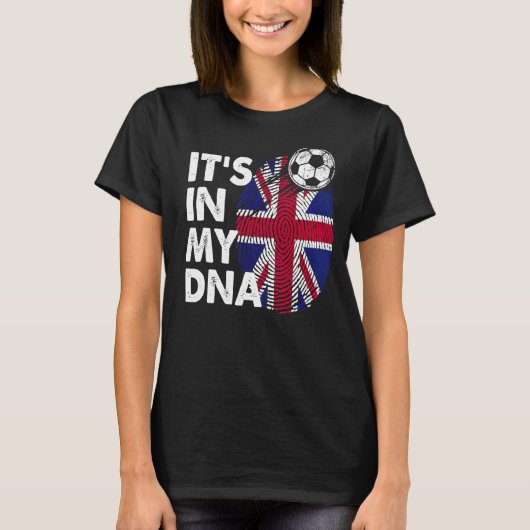 私の統一されたDnaのイギリス国旗チームのイギリス王国 Tシャツ (正面)