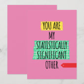 私の統計的に有意なパートナー シーズンカード (正面/裏面)