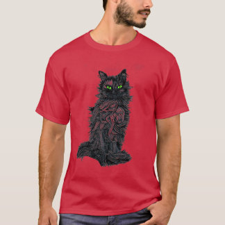 私の緑の目の猫 Tシャツ