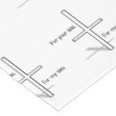 私の罪のあなたの罪のため テーブルクロス (アングル)