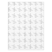 私の罪のあなたの罪のため テーブルクロス (正面)