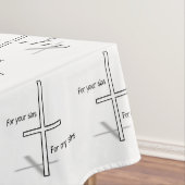 私の罪のあなたの罪のため テーブルクロス (インサイチュ)