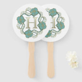 私の署名と手紙h ハンドファン (正面&裏面)