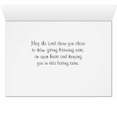 私の羊は私の声を聞く、ジョン10:27カード (内部横(下))