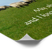 私の羊は私の声を聞く ポスター (角)