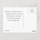 私の羊は私の声を聞く,聖書ヨハネ10:27,カスタム ポストカード (裏面)