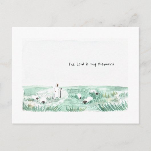 私の羊飼いの葉書 ポストカード (正面)
