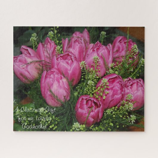 私の美しいゴッドマザーへのクリスマスプレゼント。 ジグソーパズル (横)
