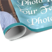 私の美しい友人および家族写真 ラッピングペーパー (ロールコーナー)