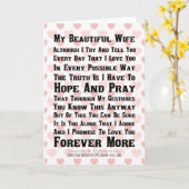 私の美しい妻 カード (黄色い花)