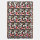 私の美しい娘および義理の息子のブランケット スローブランケット (正面縦)