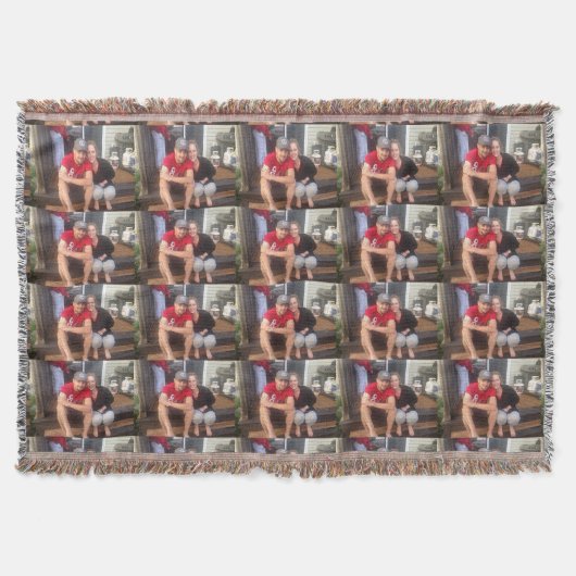 私の美しい娘および義理の息子のブランケット スローブランケット (正面)
