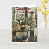 私の美しい娘がクリスマスカードをメリー作る カード (黄色い花)