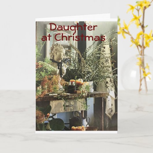 私の美しい娘がクリスマスカードをメリー作る カード (黄色い花)