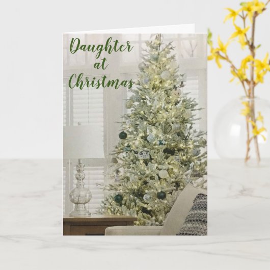 私の美しい娘がクリスマスカードをメリー作る カード (黄色い花)