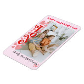 私の美しい家族の写真マグネット、バレンタインデー マグネット (左側)