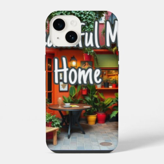 私の美しい家  iPhoneケース (裏面)