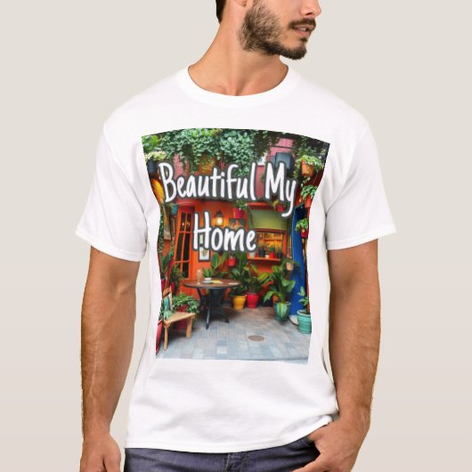 私の美しい家 Tシャツ (正面)