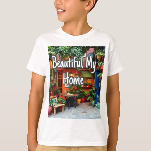 私の美しい家 Tシャツ (正面)