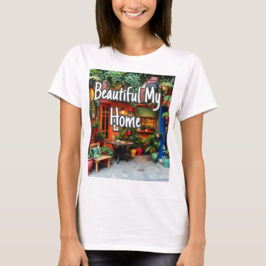 私の美しい家 Tシャツ (正面)