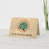 「私の美しい母へ」母のデイカード付き/バラ シーズンカード (正面)