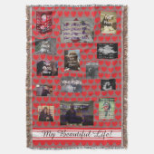 私の美しい生命家族の遺産 スローブランケット (正面縦)