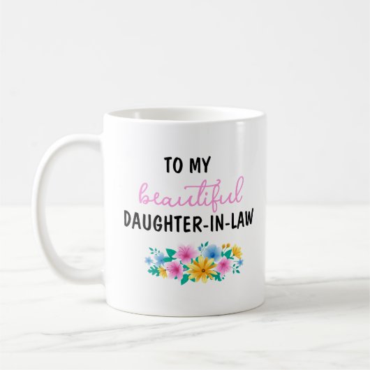 私の美しい義理の娘のコーヒーマグに コーヒーマグカップ (左)