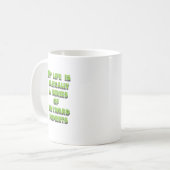 「私の美学は気まずい コーヒーマグカップ (正面左)